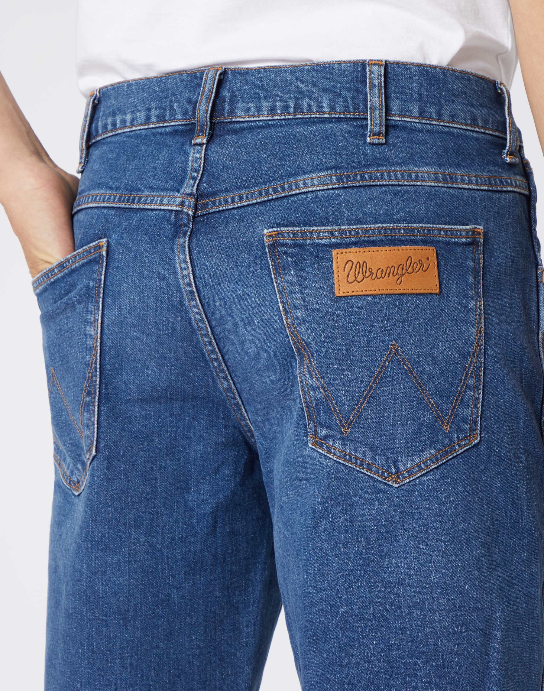 WRANGLER Shorts - Coastal Indigo Denim - W14CM493M von Wrangler