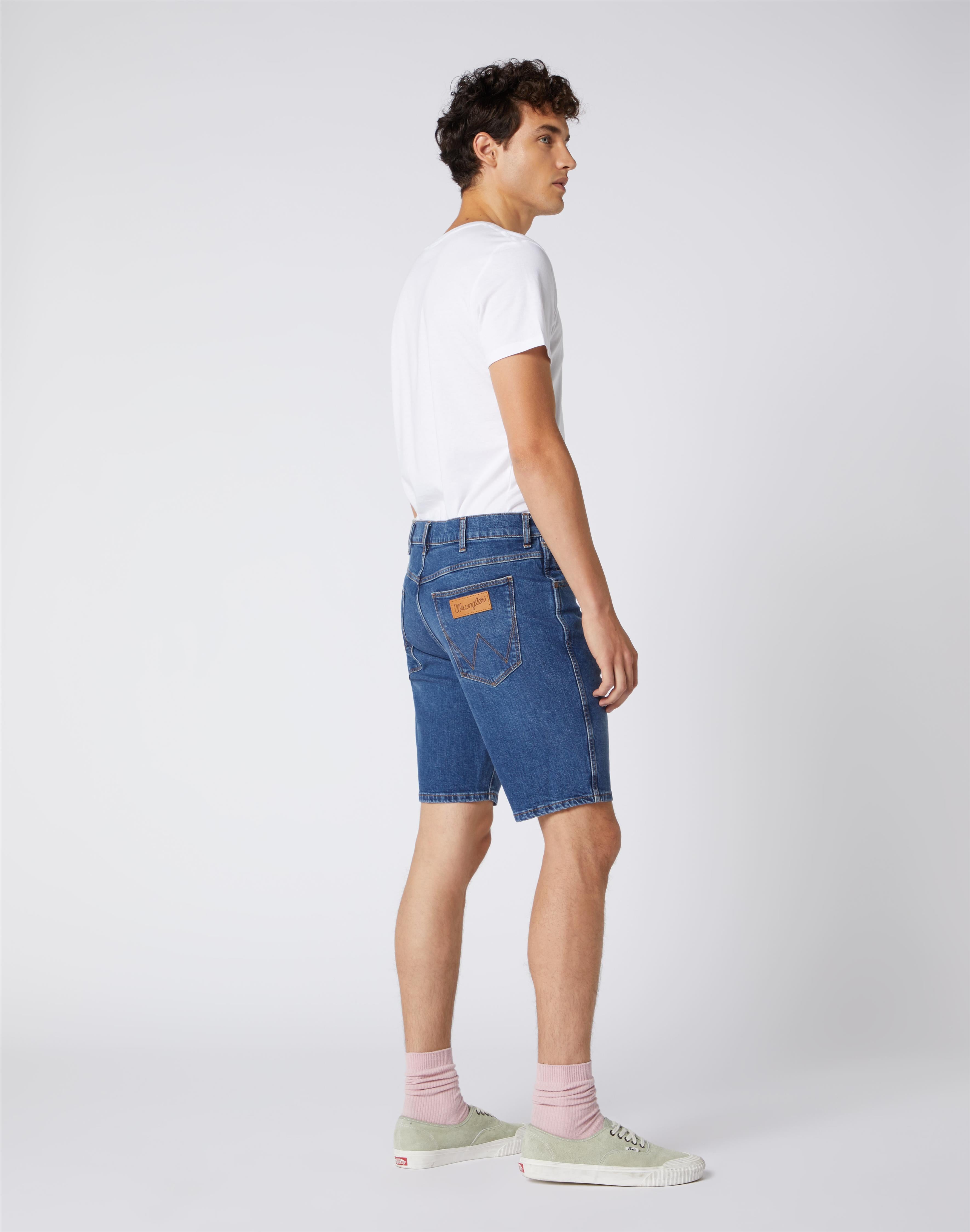 WRANGLER Shorts - Coastal Indigo Denim - W14CM493M von Wrangler