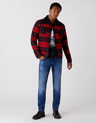 WRANGLER Greensboro hard edge Five Pocket - Midnight Indigo Wash - W15QJX246
