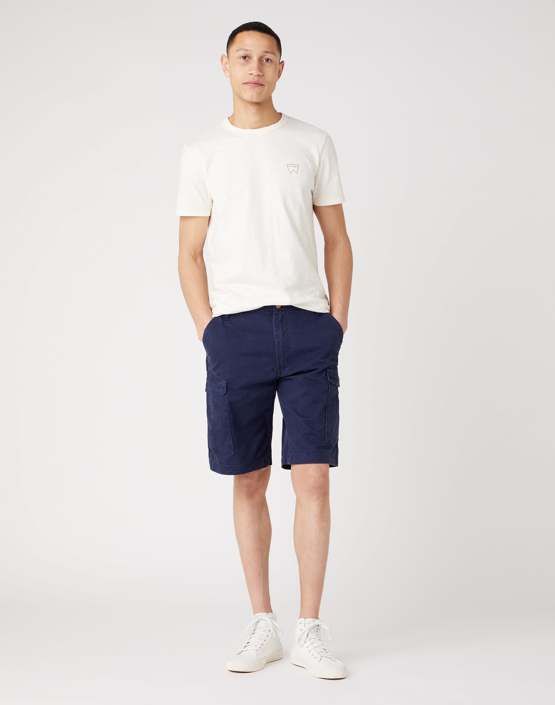 WRANGLER CASEY CARGO SHORTS - Deep Navy Twill - W1C350B08 von Wrangler