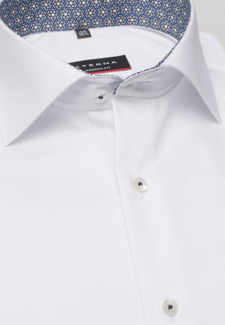 ETERNA MODERN FIT Langarm Hemd - Pearl Harbor White - 3368-00-X14K