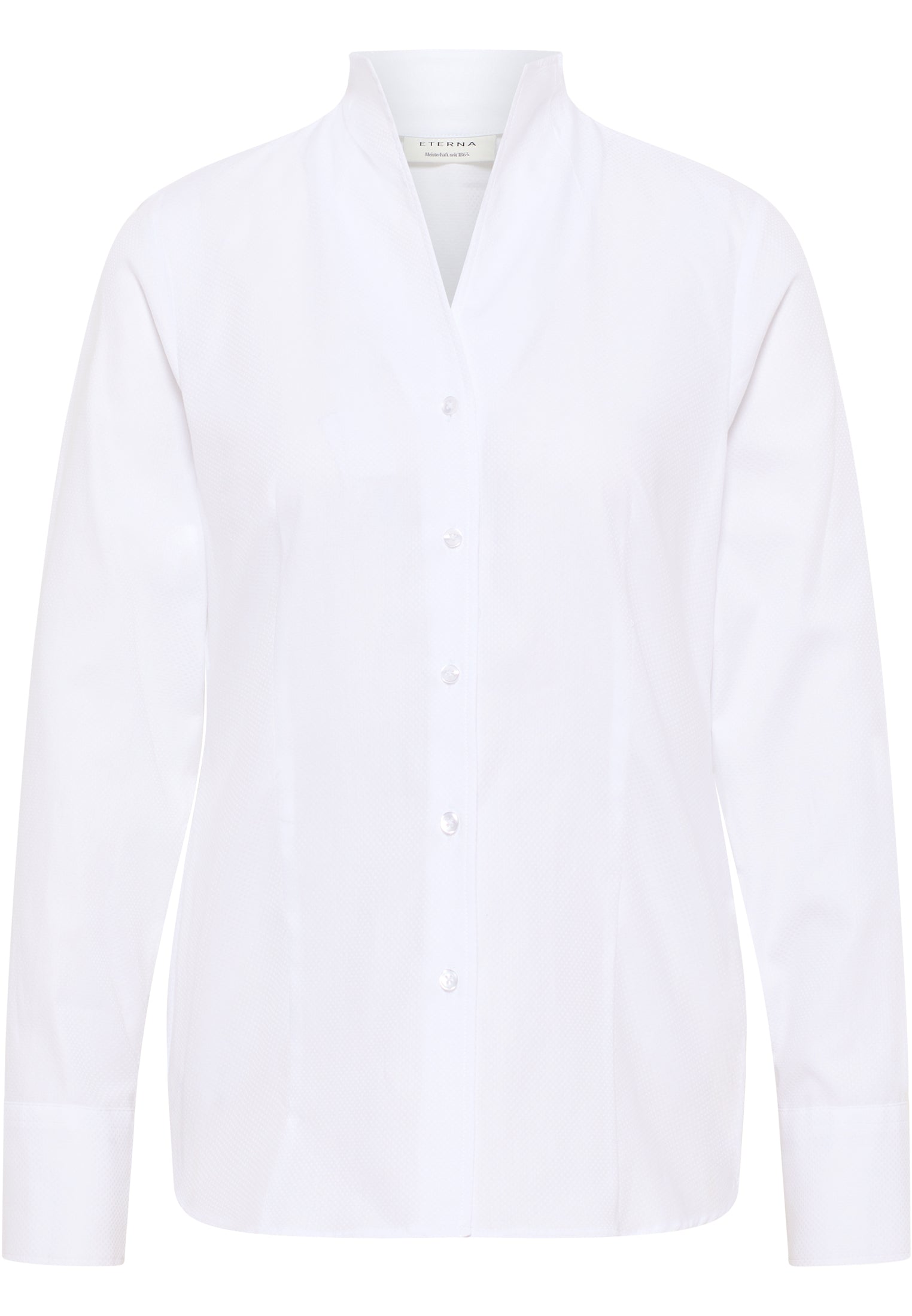 ETERNA REGULAR FIT Langarm Bluse - Frosted Pearl White - 7001-00-D266 von Eterna