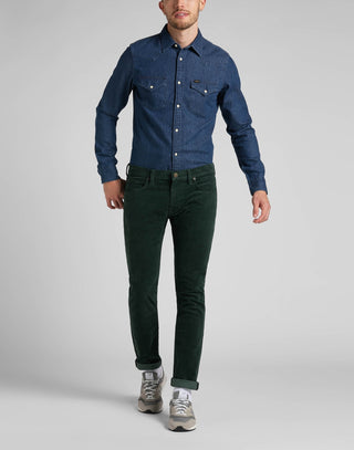 LEE REGULAR WESTERN Langarm Jeanshemd - Deep Indigo Blue - 112321897