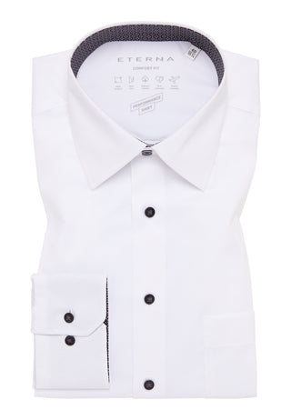 ETERNA COMFORT FIT Performance Shirt - Arctic Pearl White - 4060-00-E14E