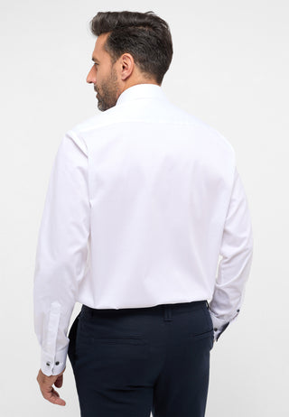 ETERNA COMFORT FIT Performance Shirt - Arctic Pearl White - 4060-00-E14E