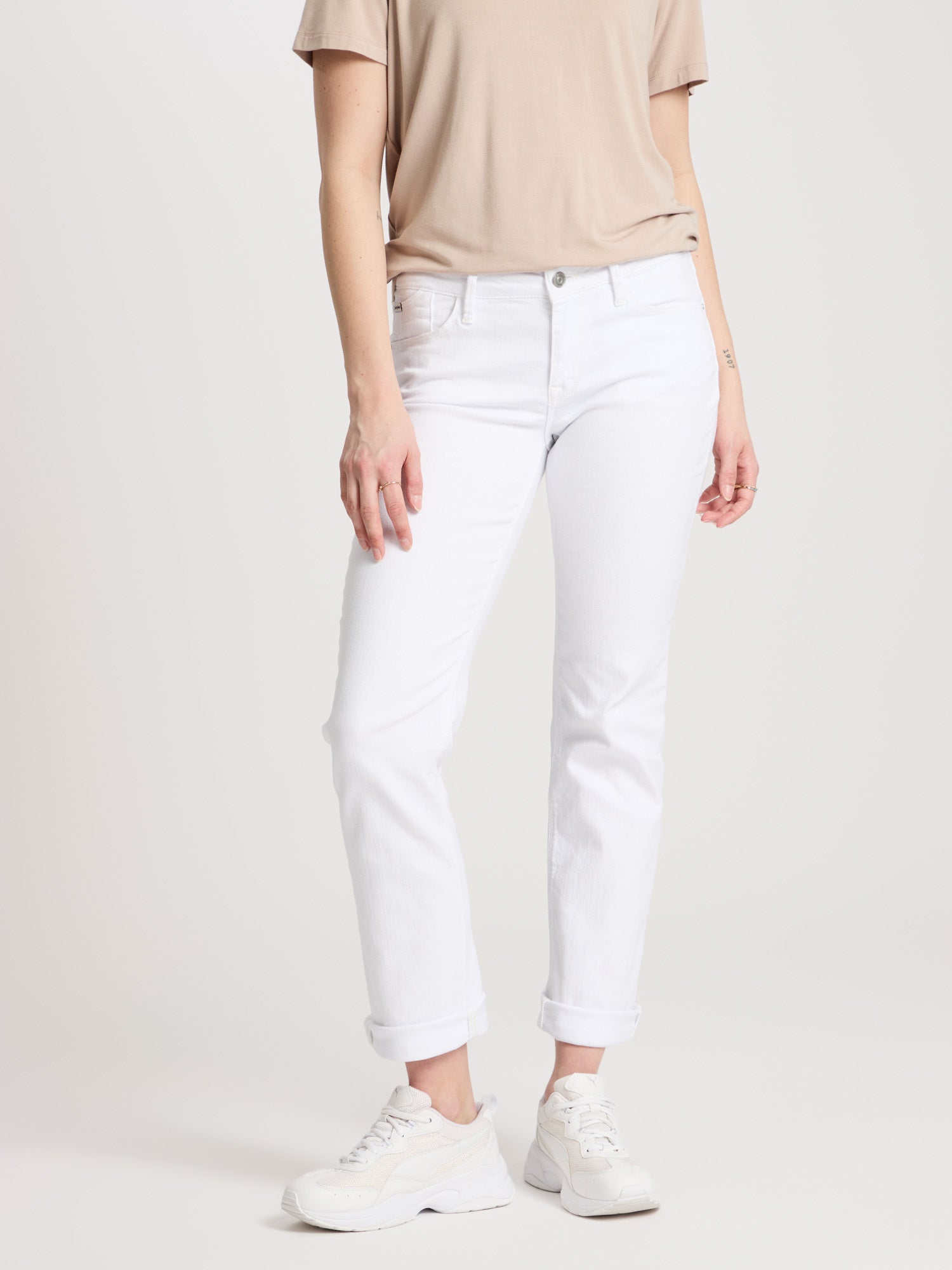CROSS JEANS ROSE Five Pocket - Snowy Ivory White - N487-081