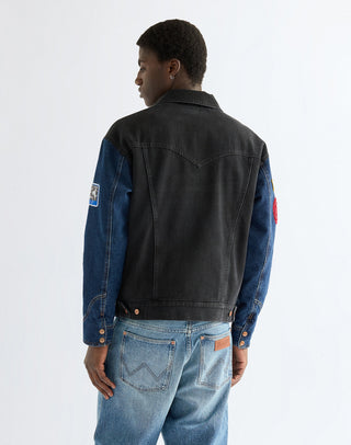 WRANGLER TRAILRIDER JACKET Jeansjacke morning wash 112386960