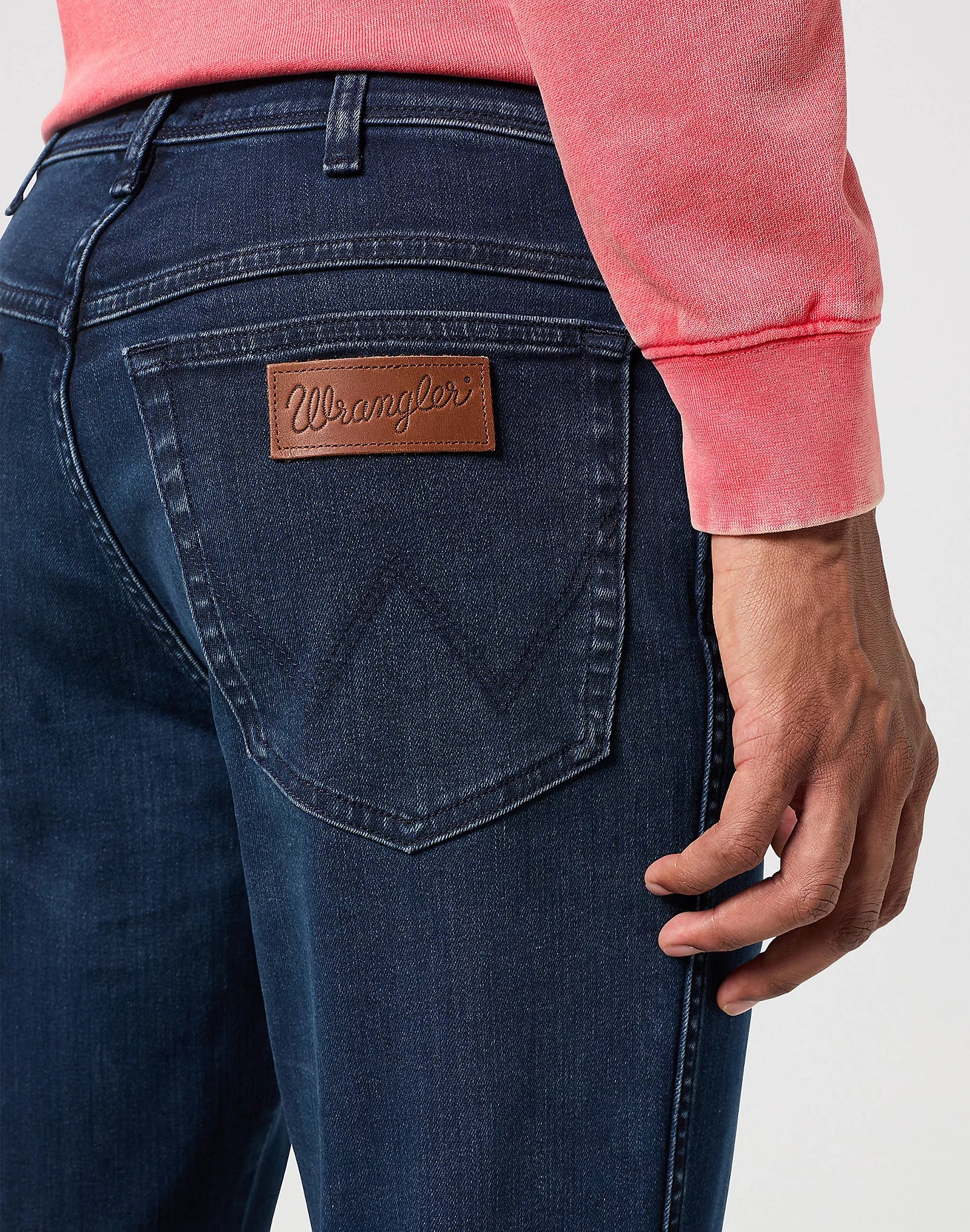 WRANGLER Texas Slim Jeans - Deep Navy Drift - 112352716 von Wrangler