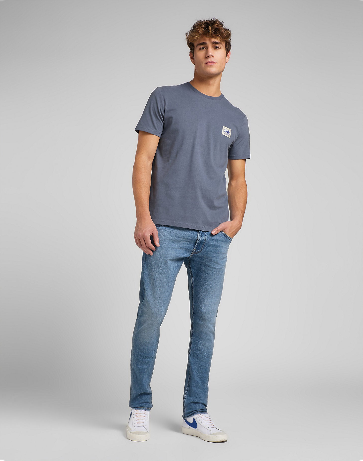 LEE LUKE Five-Pocket - Light Seascape Blue - 112144464 von LEE
