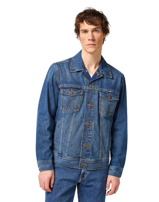 WRANGLER CLASSIC JACKET - Midnight Indigo Wash - 112128892