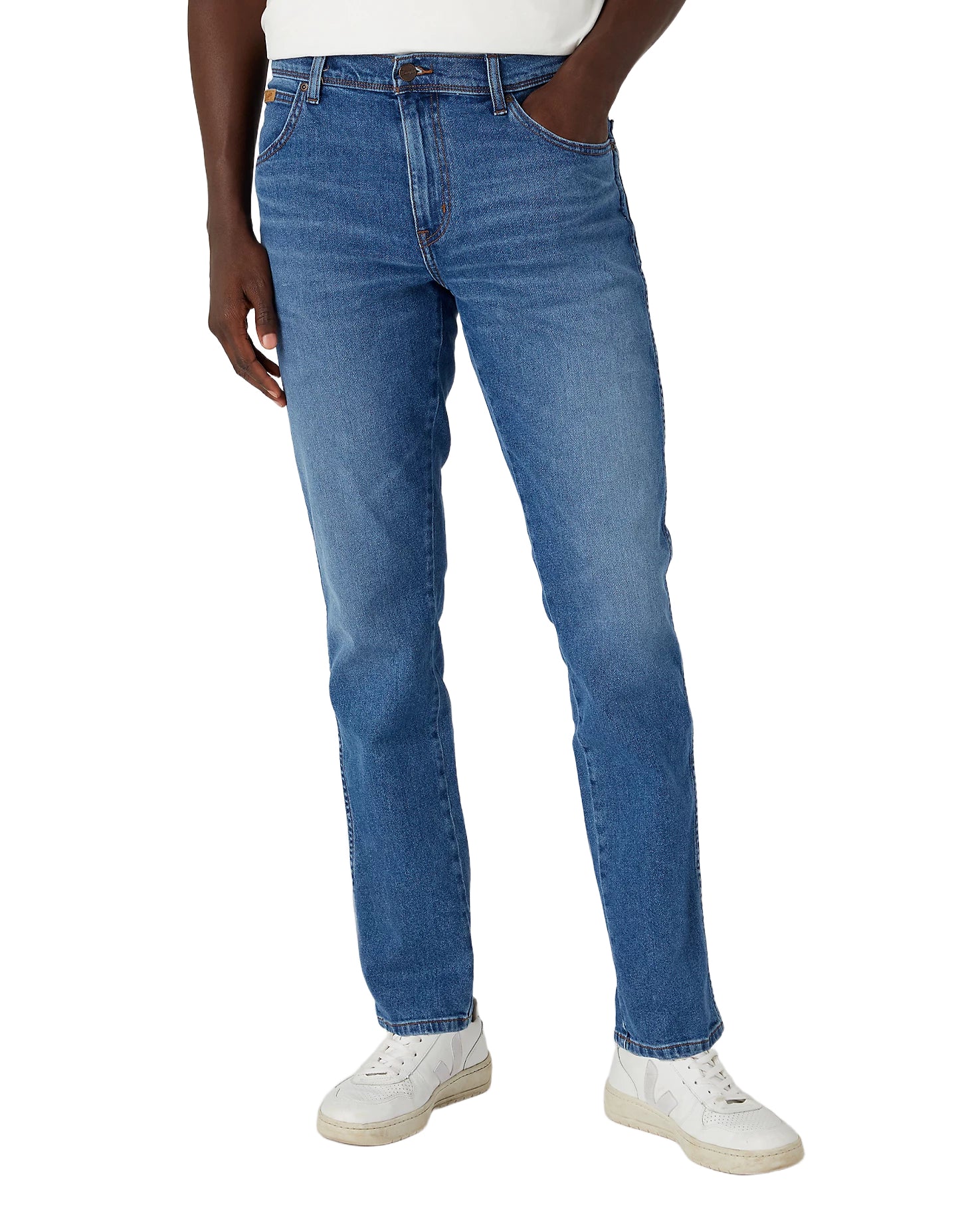 WRANGLER Texas Slim the marverick Jeans - Coastal Drift Blue - 112330696