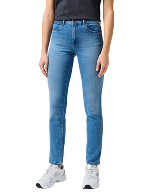 WRANGLER Slim pearl - Coastal Mist Blue - 112332355