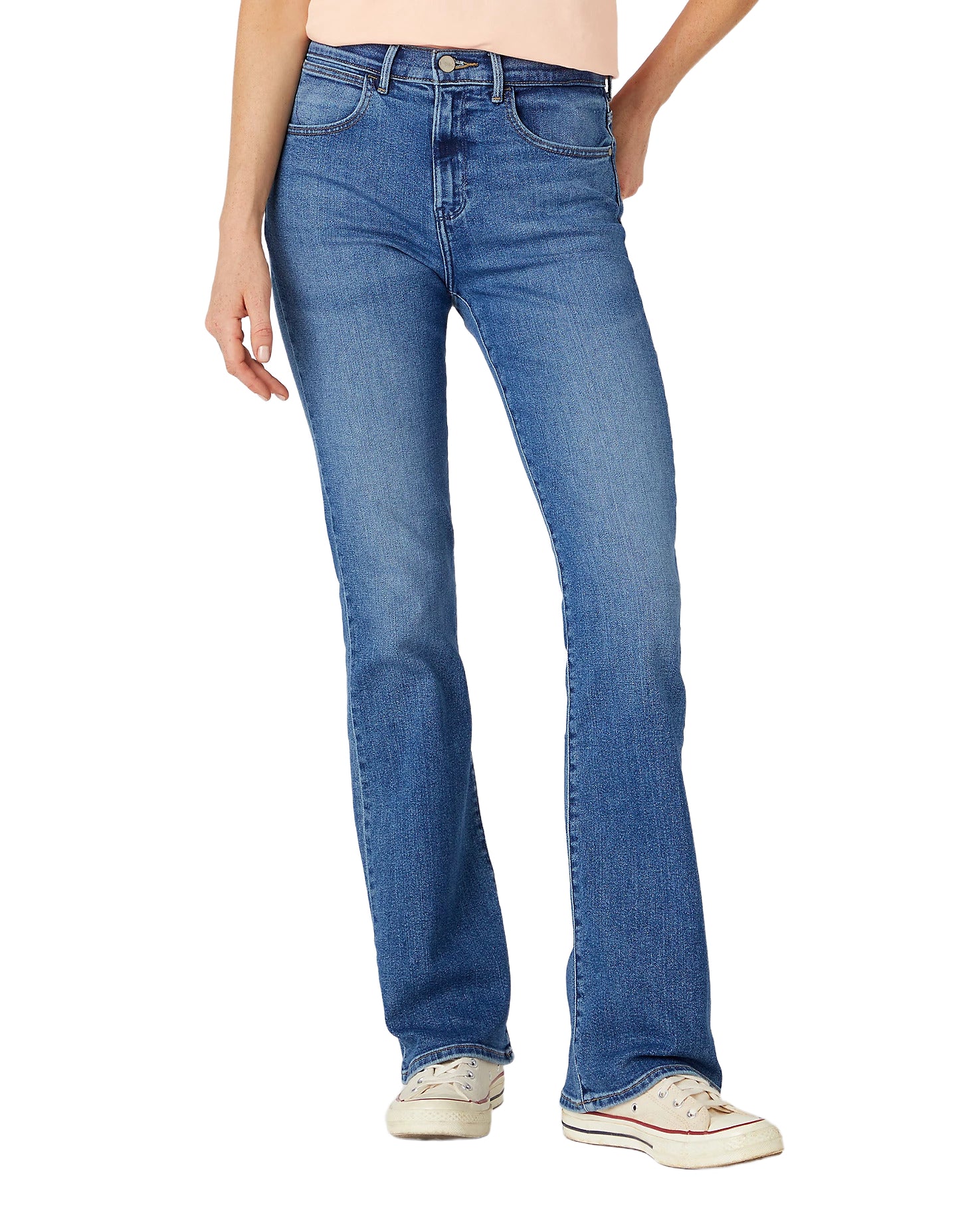 WRANGLER Bootcut Jeans - Coastal Denim Blue - 112334275