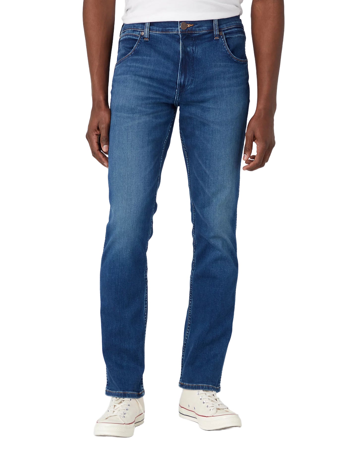 WRANGLER GREENSBORO Straight Jeans - Coastal Denim Blue - 112341412
