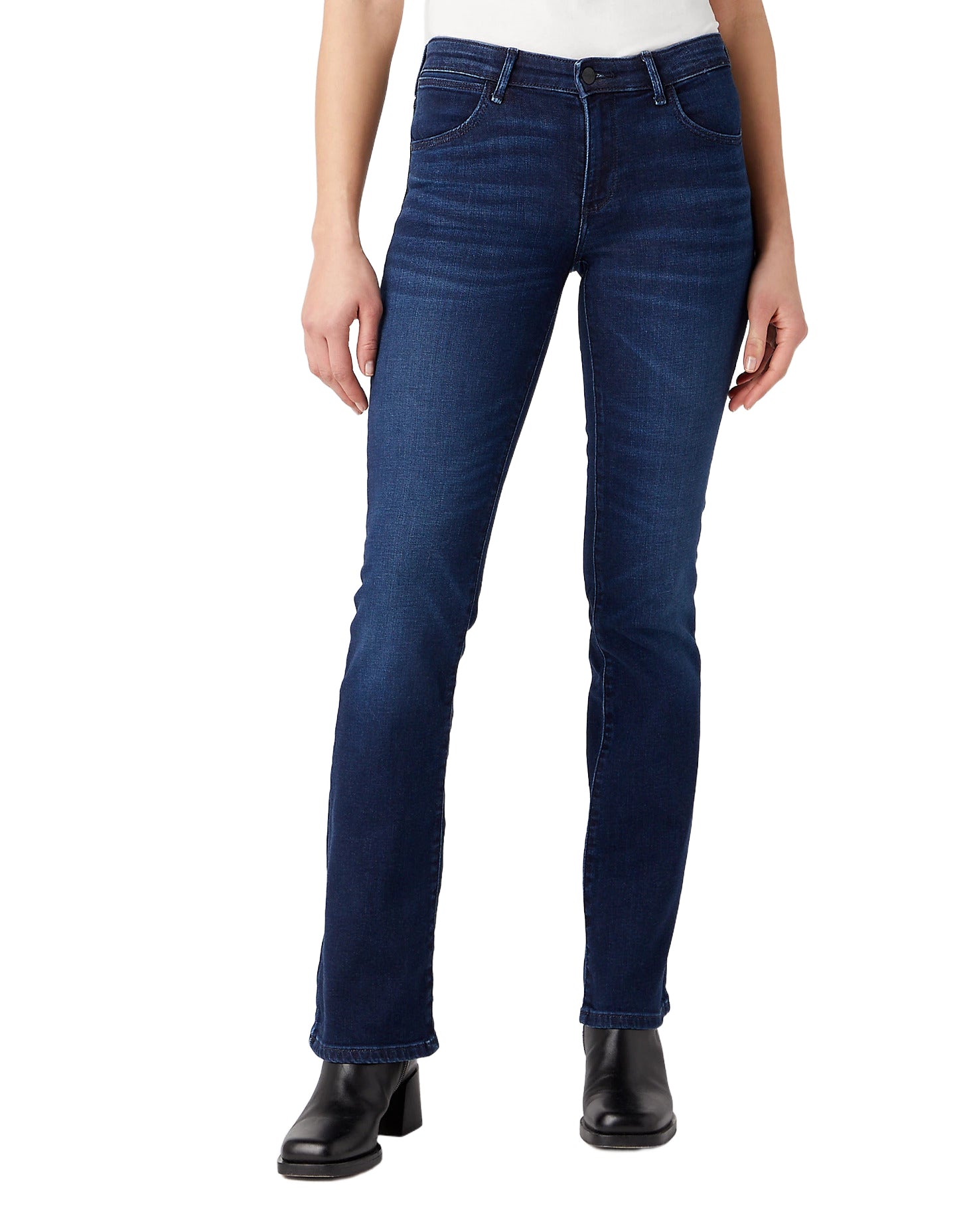 WRANGLER Bootcut - Deep Sapphire Blue - 112342797