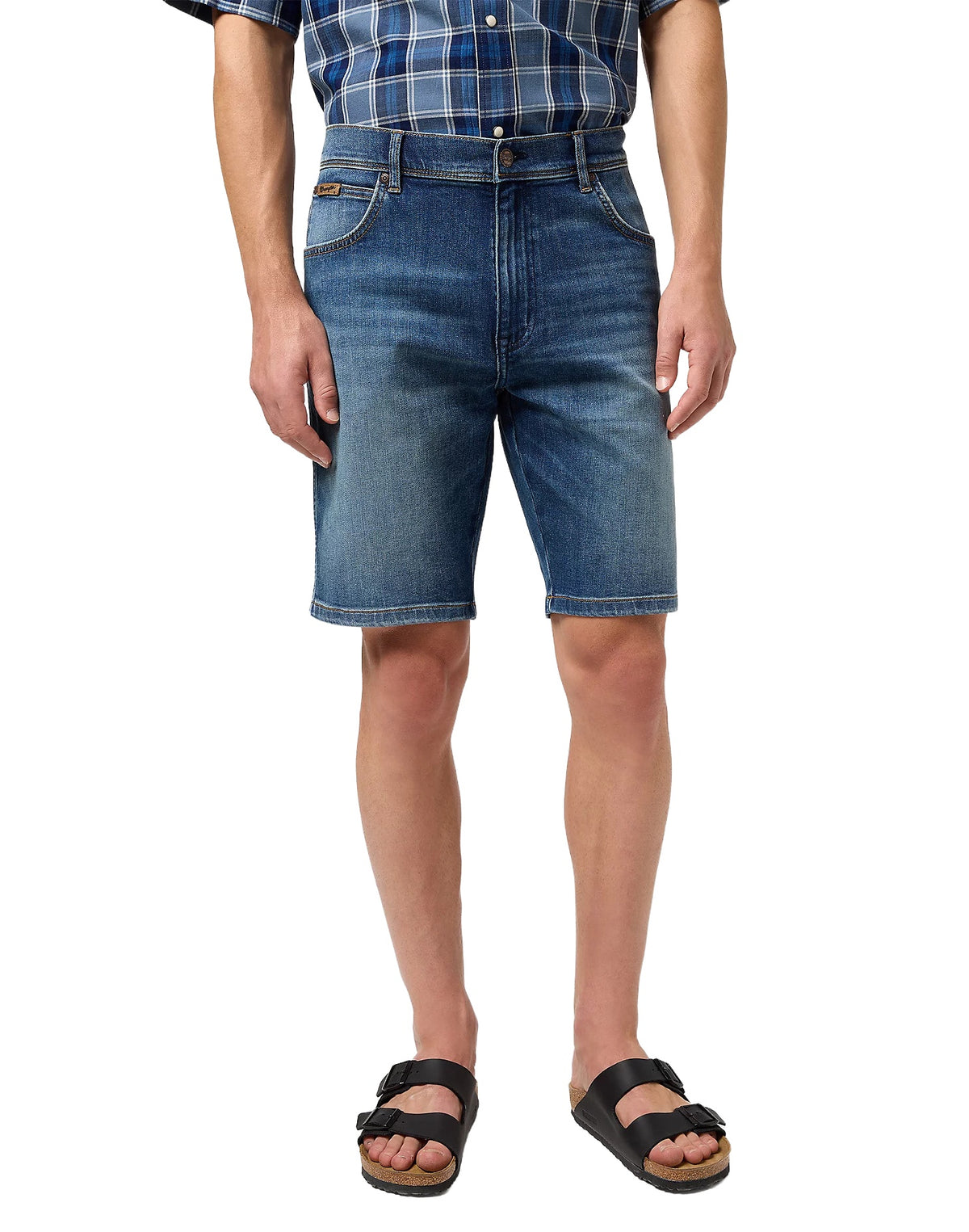 WRANGLER Texas Shorts - Faded Harbor Blue - 112350867