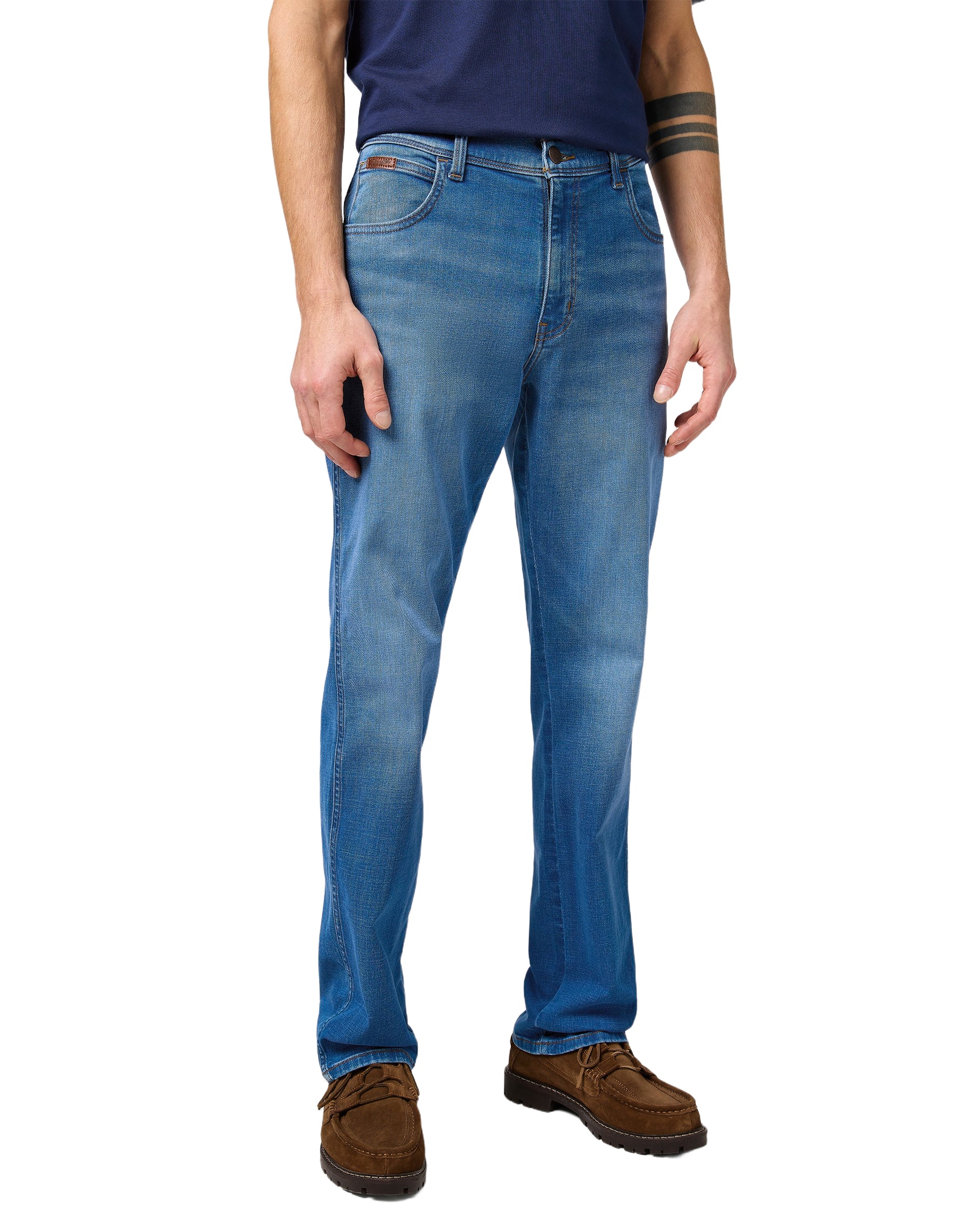 WRANGLER Texas Five Pocket - Ocean Canyon Blue - 112362336
