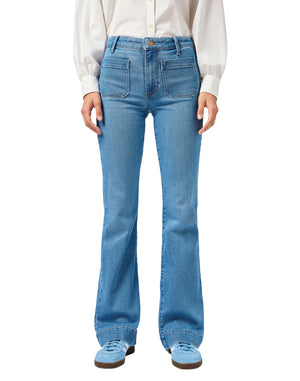 WRANGLER Flare Schlaghose - Sky Harbor Blue - 112362360