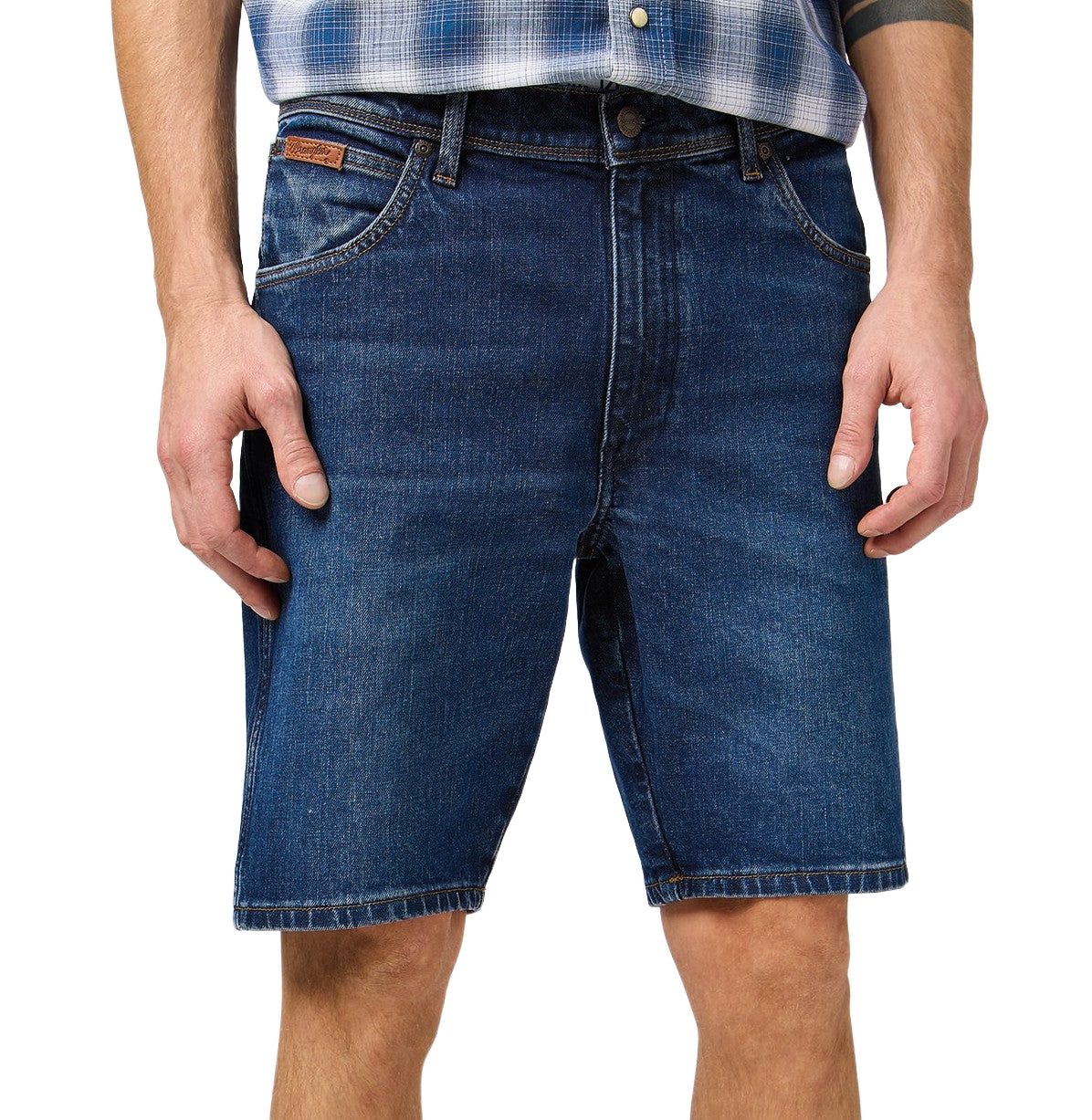 WRANGLER Texas Shorts - Indigo Canyon Blue - 112362506