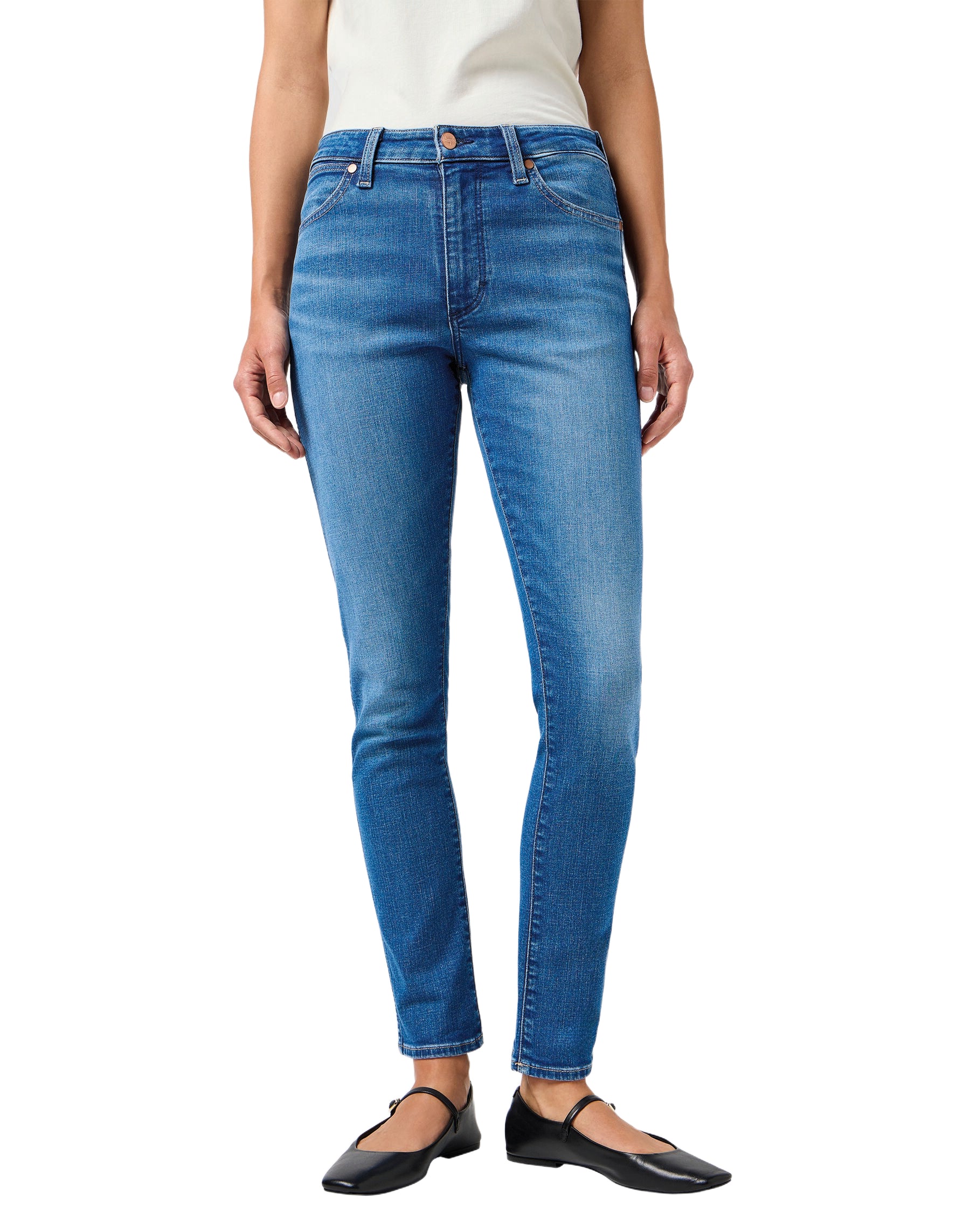 WRANGLER Sienna Slim Jeans - Deep Ocean Wash - 112362641