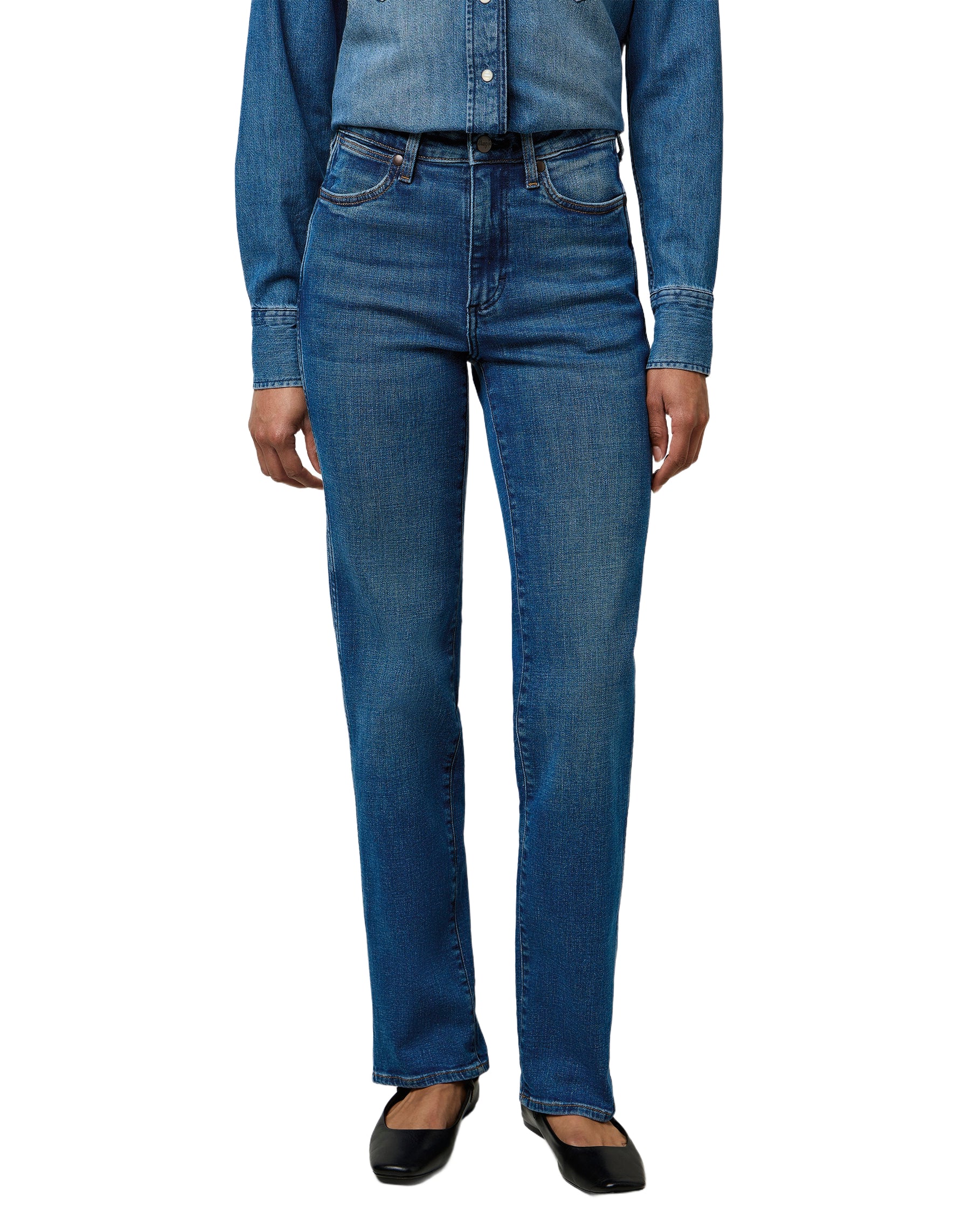 WRANGLER Straight cowboy crest - Cobalt Drift Blue - 112371166
