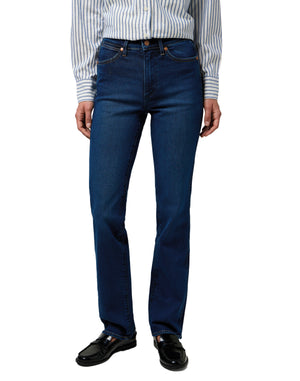 WRANGLER Straight posh parade - Midnight Aurora Blue - 112371174