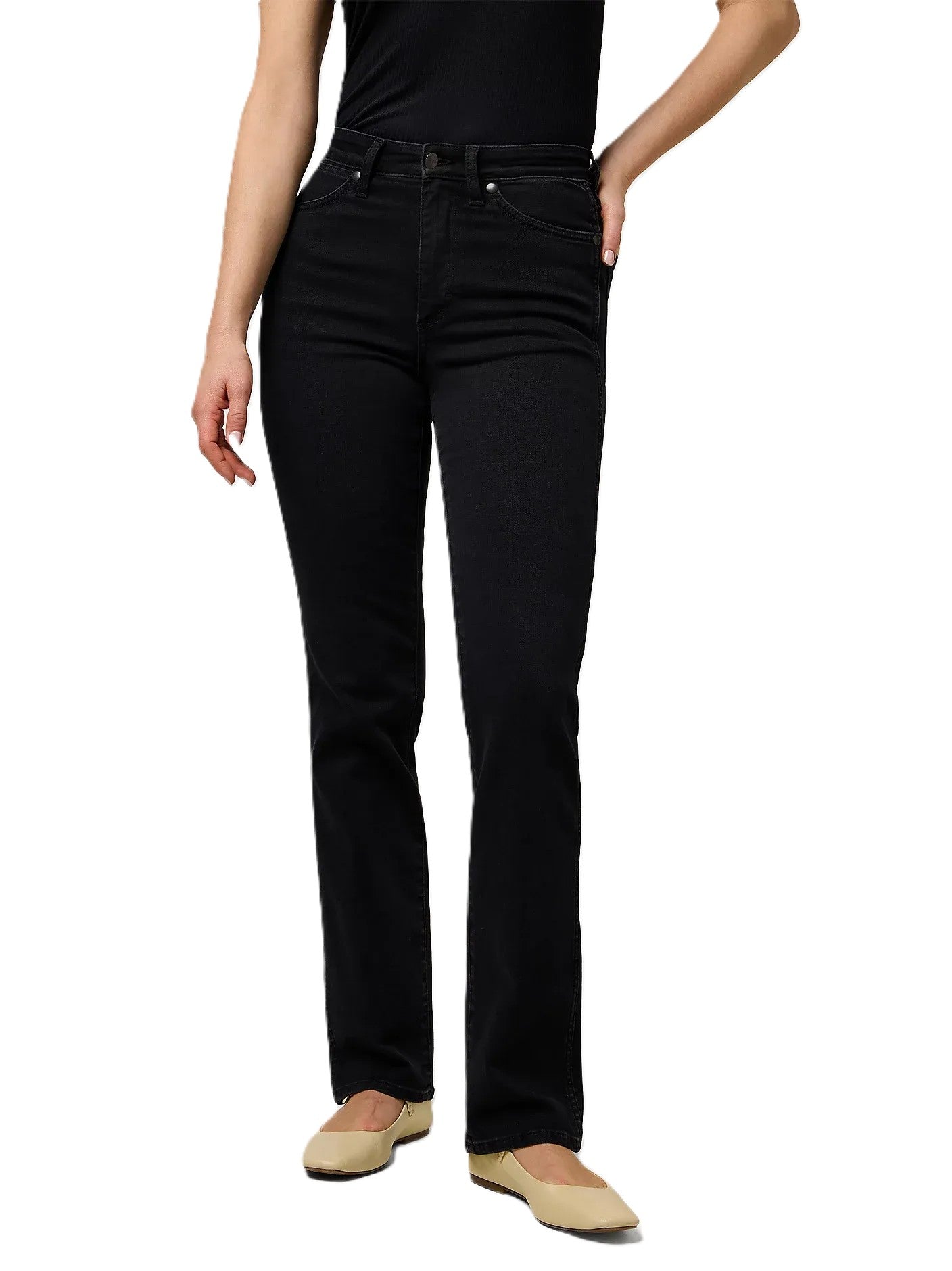 WRANGLER Straight Slim Denim - Midnight Eclipse Black - 112371749