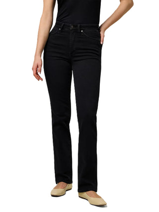 WRANGLER Straight Slim Denim - Midnight Eclipse Black - 112371749