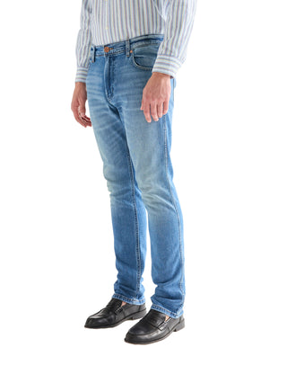WRANGLER Greensboro Five-Pocket Jeans - Harbor Mist Blue - 112377801
