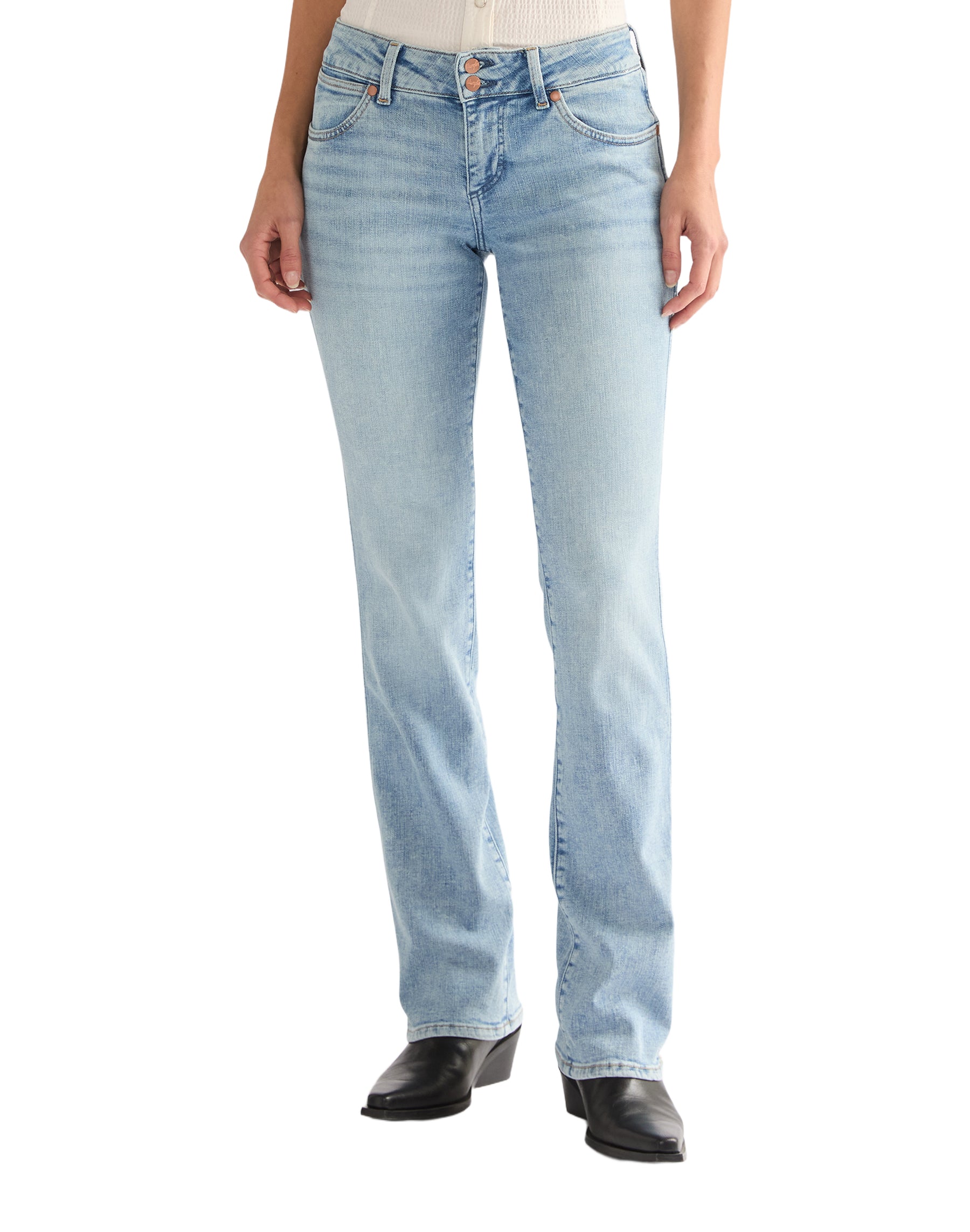 WRANGLER Bootcut Bold Bootcut - Seaside Mist Blue - 112378717