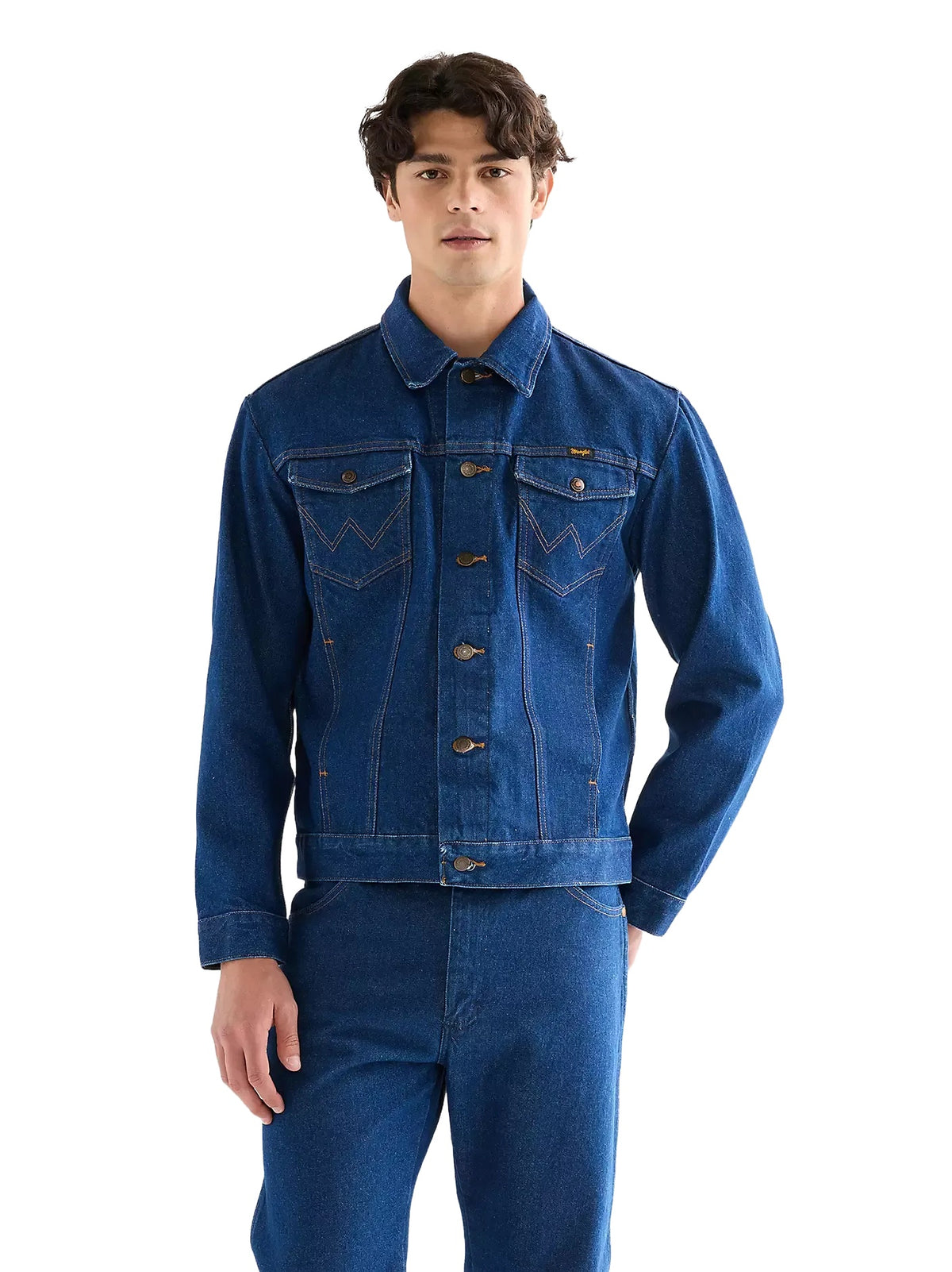 WRANGLER COWBOY CUT JACKET Jeansjacke prewashed indigo 112379708