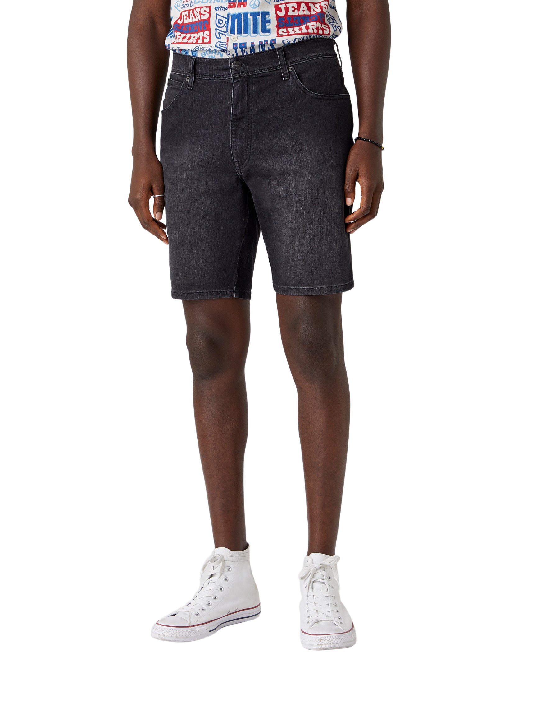 WRANGLER Texas Shorts - Midnight Stone Black - W11CHT120