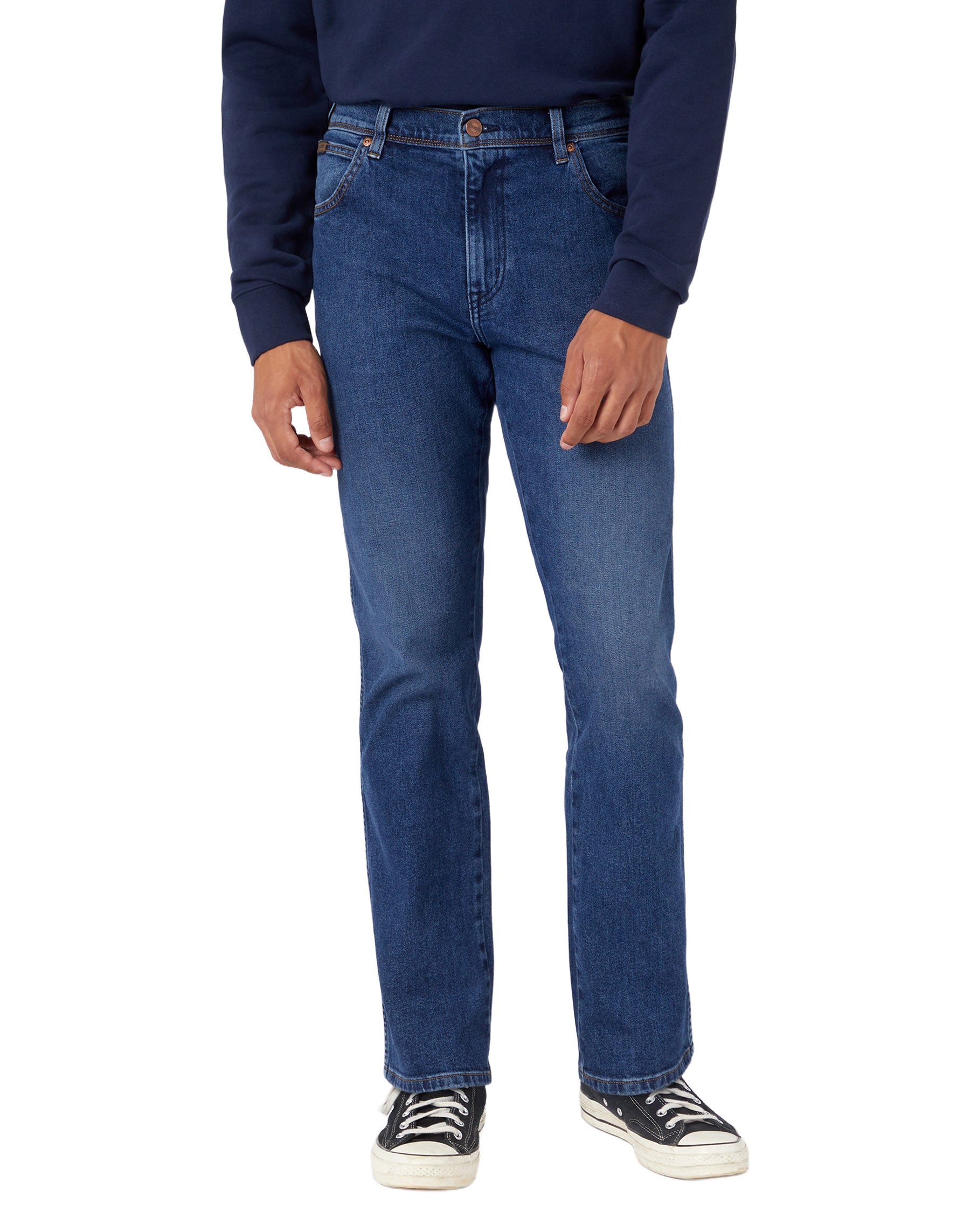 WRANGLER TEXAS the rock Straight Jeans - Indigo Harbor Blue - W1218450X