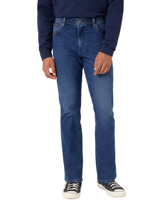 WRANGLER TEXAS the rock Straight Jeans - Indigo Harbor Blue - W1218450X
