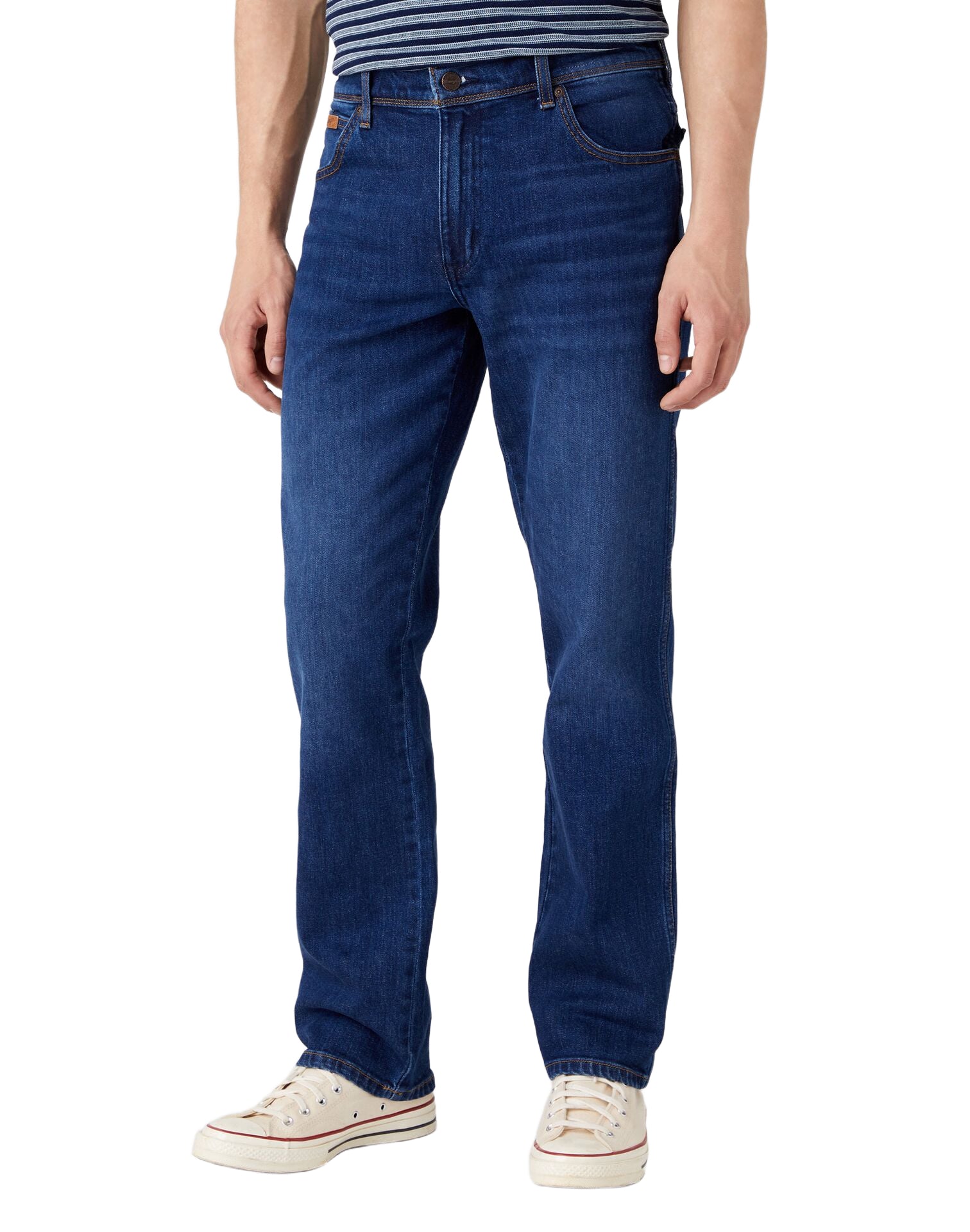WRANGLER Texas Five Pocket - Midnight Ripple Blue - W121JX20C