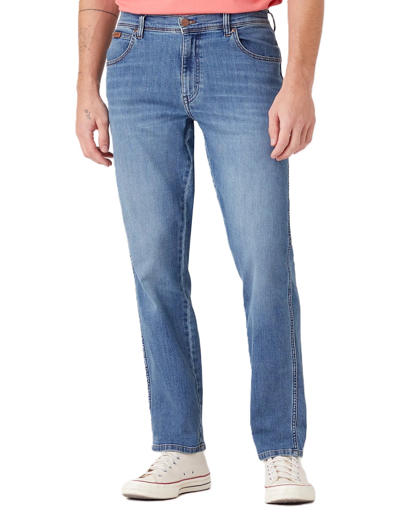 WRANGLER Texas Five-Pocket - Harbor Mist Blue - W121YJ38R