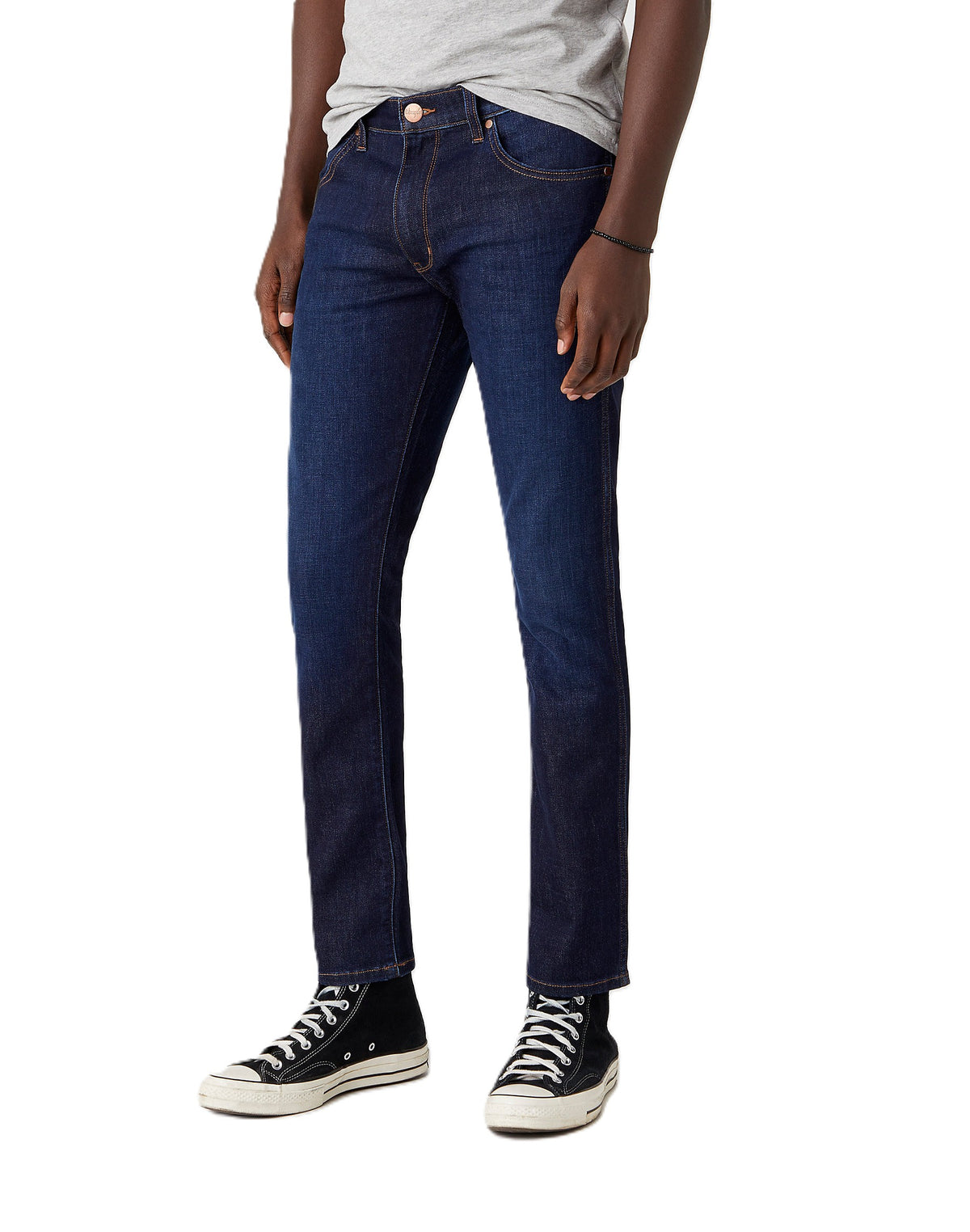WRANGLER Texas Slim Jeans - Deep Midnight Blue - W12SAO990