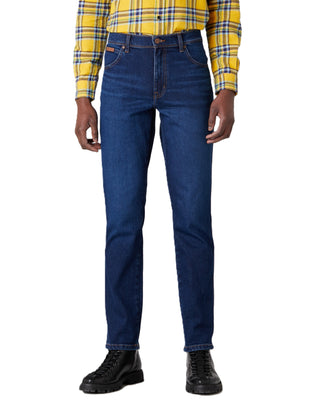 WRANGLER Texas Slim straight shot - Midnight Indigo Wash - W12SU5229