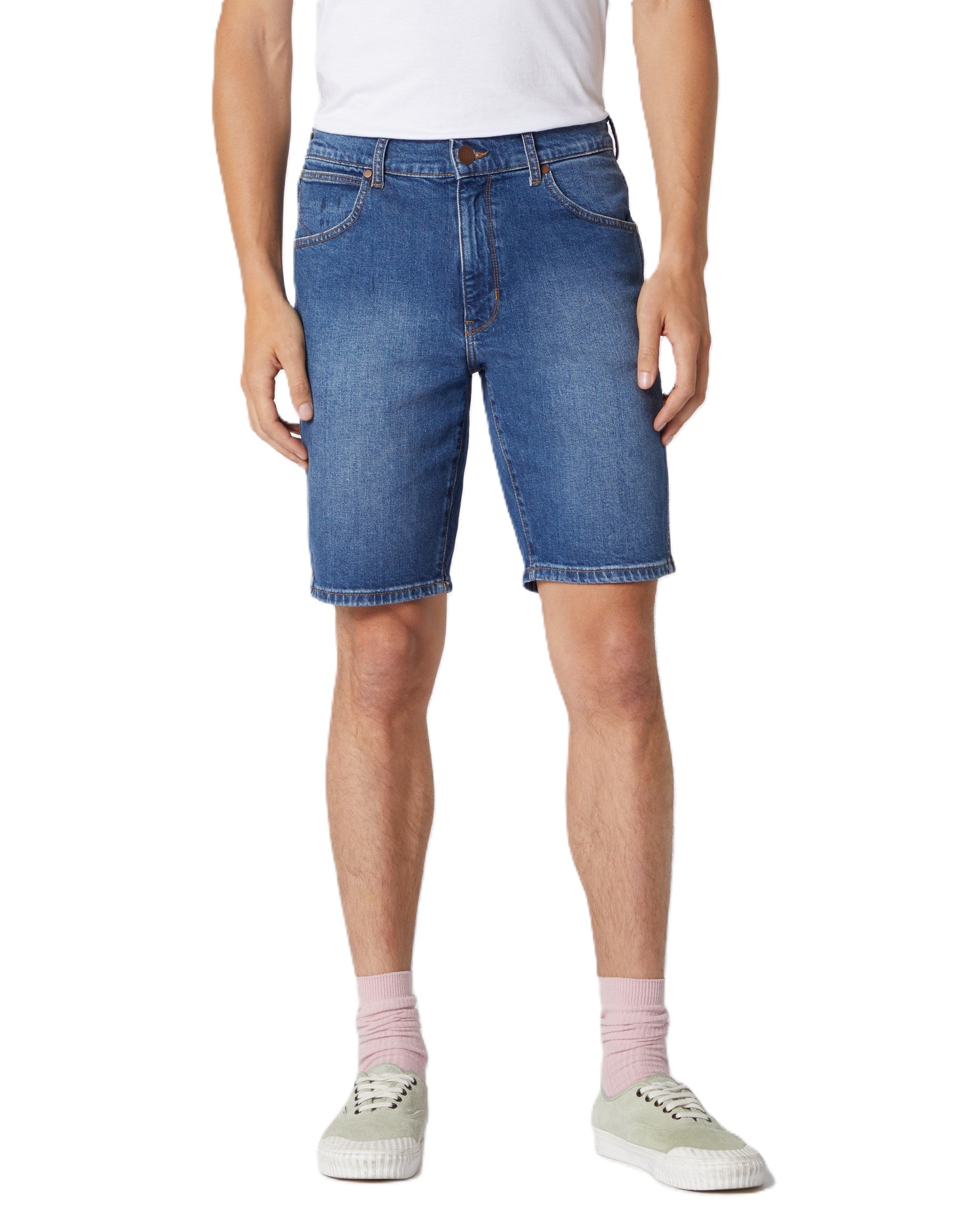 WRANGLER Shorts - Coastal Indigo Denim - W14CM493M