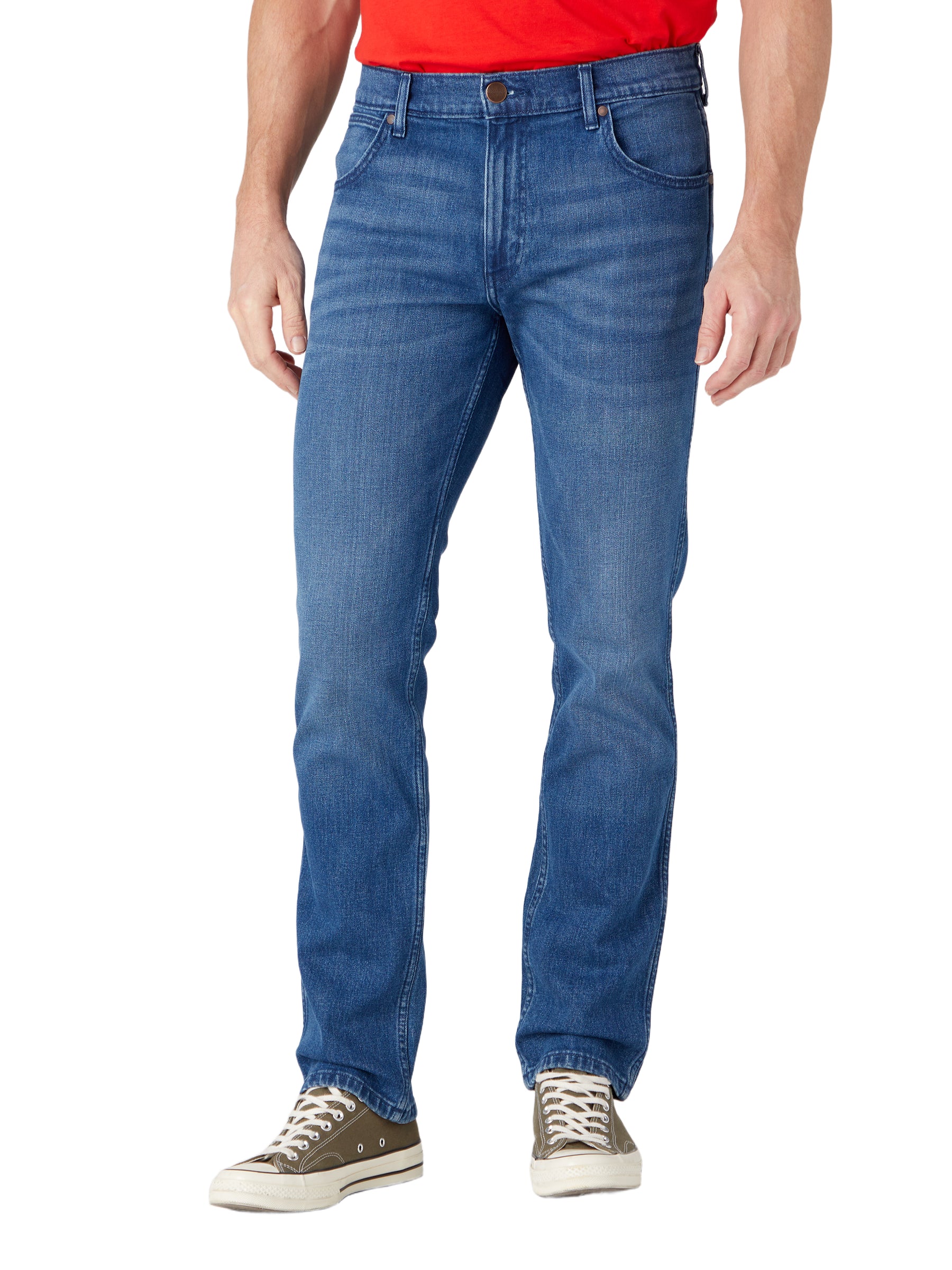 WRANGLER Greensboro Five Pocket - Harbor Mist Blue - W15QAG42A