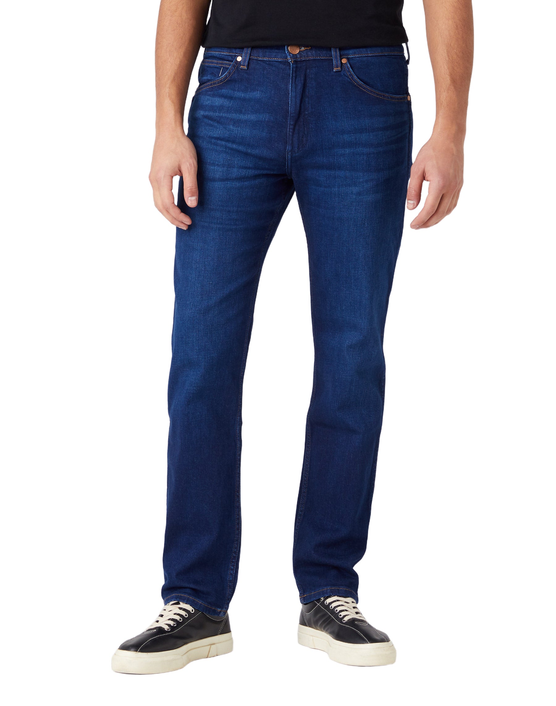 WRANGLER GREENSBORO the bullseye Five-Pocket - Indigo Sapphire Blue - W15QYI39K