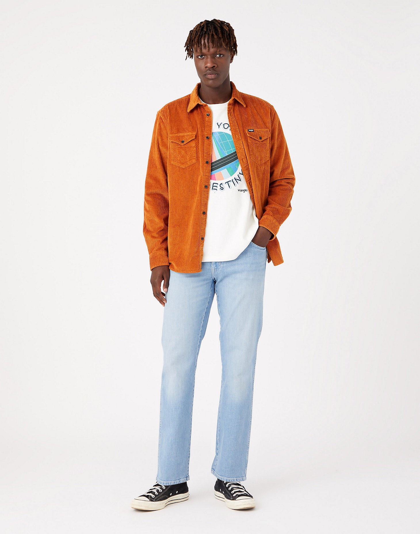 WRANGLER Texas - Harbor Mist Blue - W121Y728Q