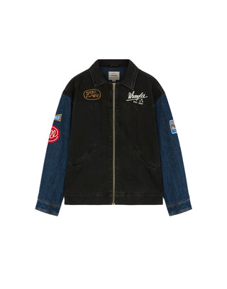 WRANGLER TRAILRIDER JACKET Jeansjacke morning wash 112386960