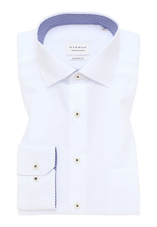 ETERNA COMFORT FIT Langarm Hemd - Arctic Porcelain White - 1303-00-E15K