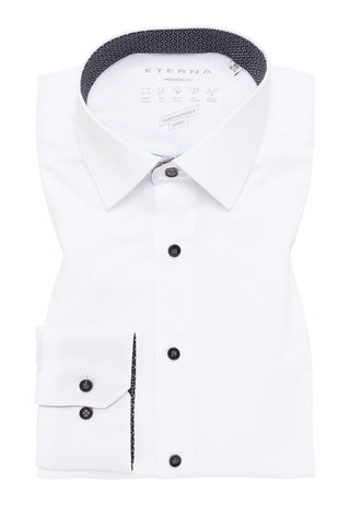 ETERNA MODERN FIT Performance Shirt - Crystal White - 4060-00-X14P