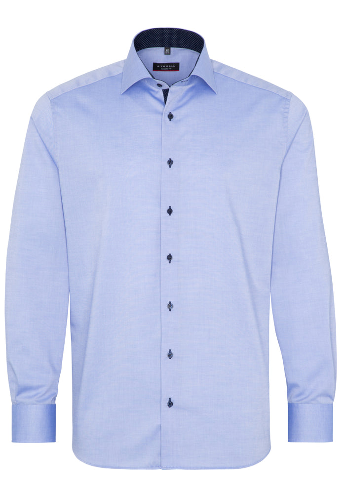 ETERNA MODERN FIT Langarm Hemd - Sky Pinpoint Blue - 8100-12-X13K