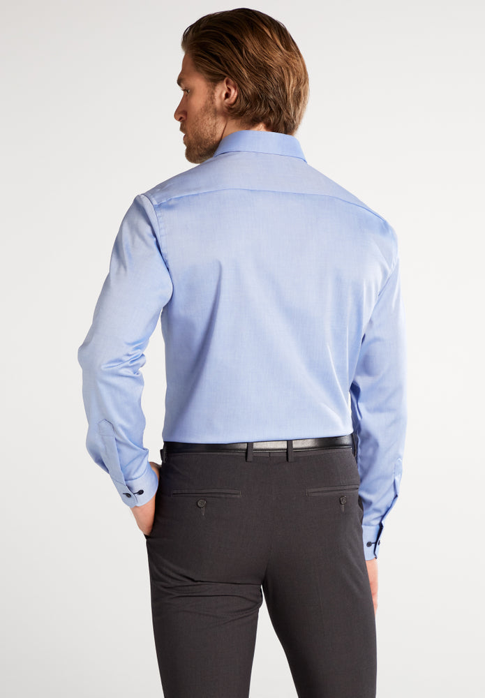 ETERNA MODERN FIT Langarm Hemd - Sky Pinpoint Blue - 8100-12-X13K von Eterna