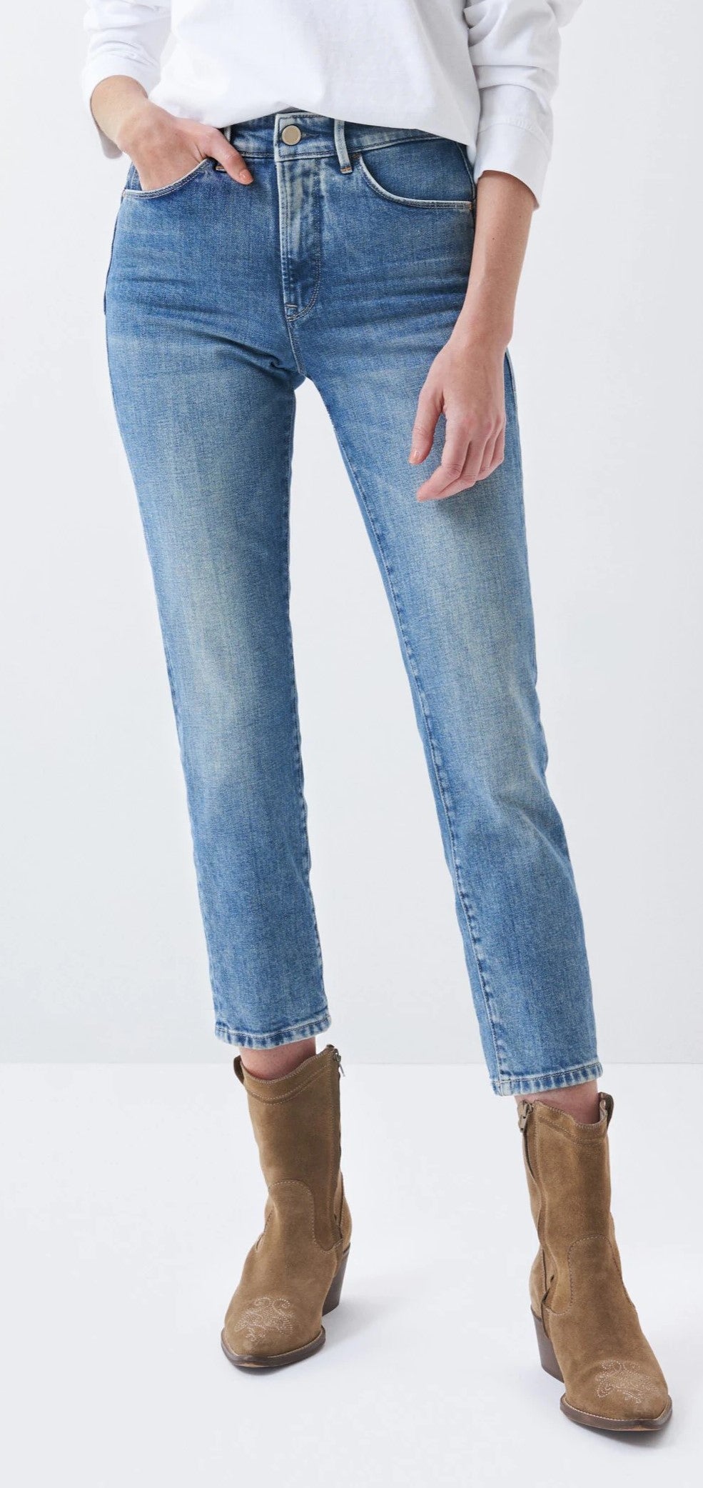 SALSA Secret Push In Jeans - Coastal Sky Wash - 125978.8503