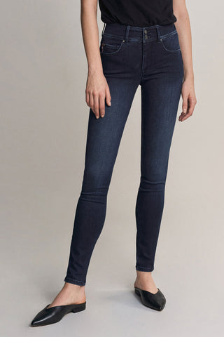 SALSA Secret Push In Skinny-Jeans - Deep Navy Rinse - 116552.8505