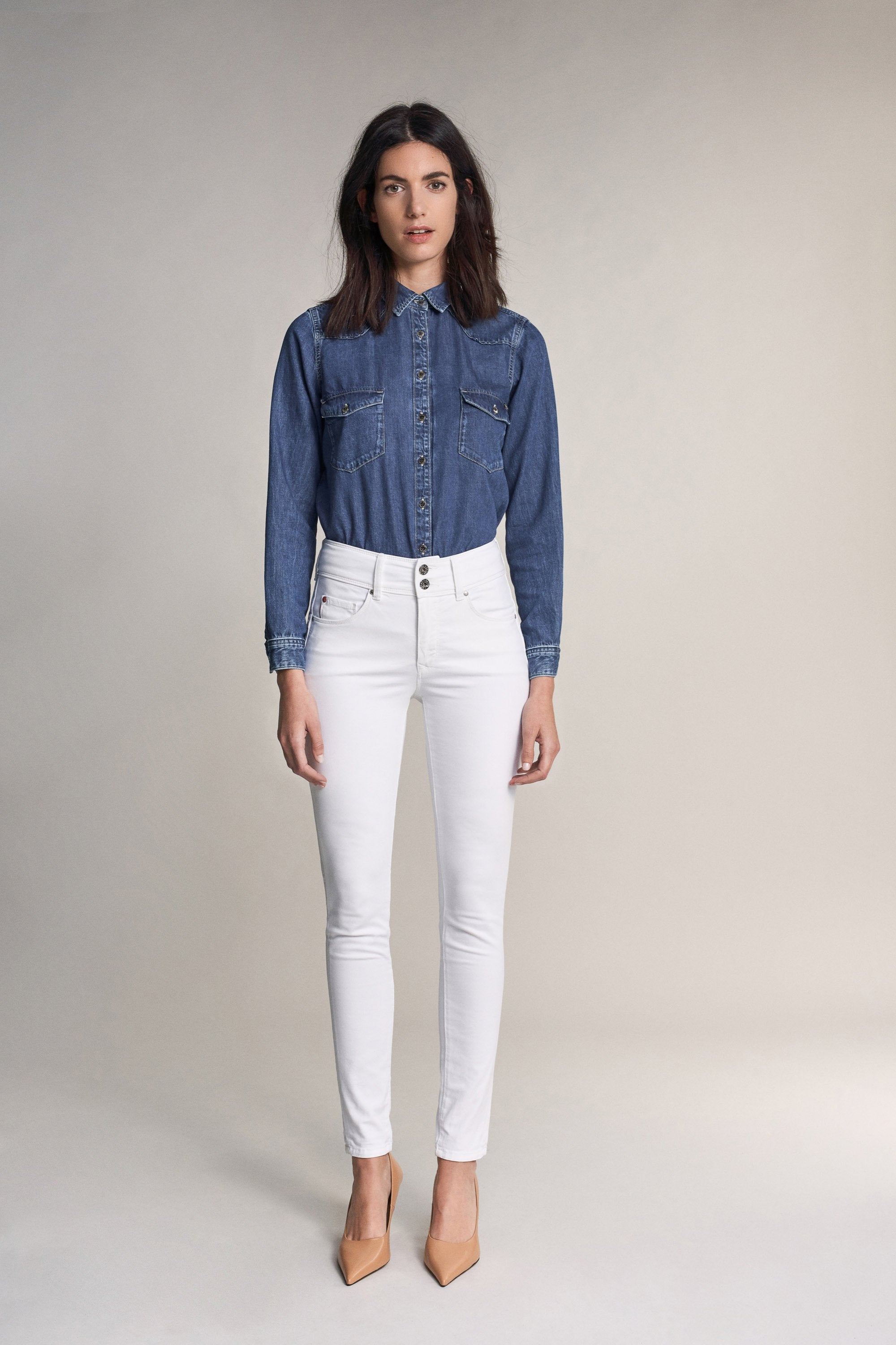 SALSA Secret Push In Skinny - Pearl White - 119122.0001